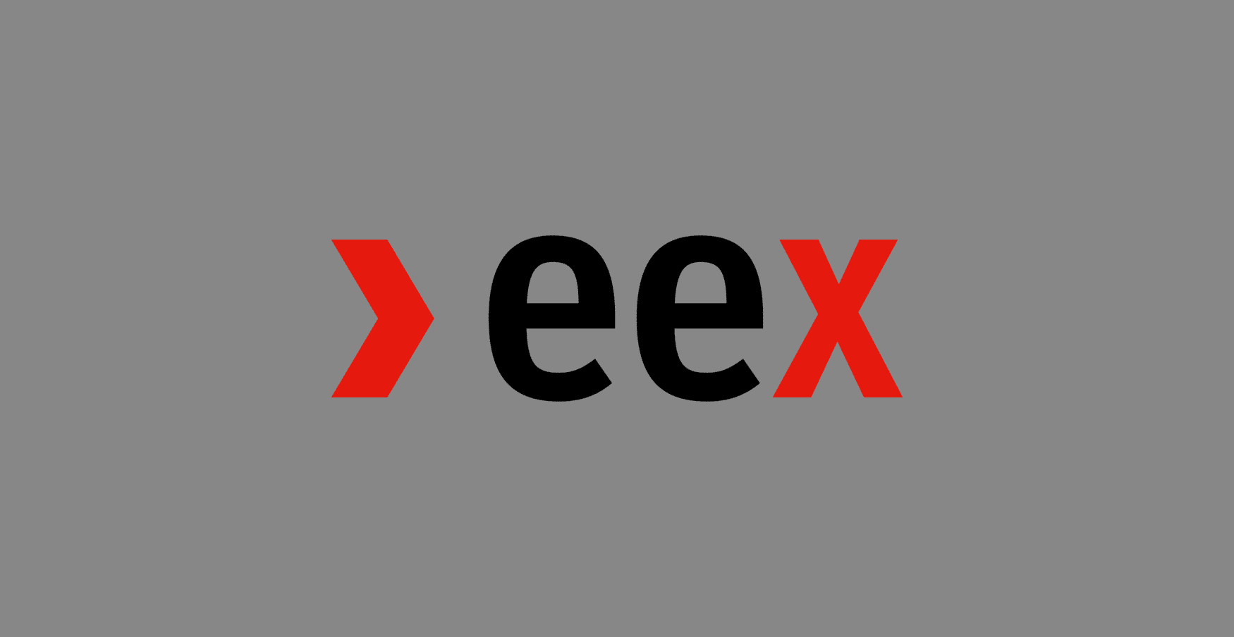 EEX logo with gray background